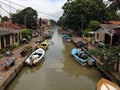 Dutch Canal in Negombo Royalty Free Stock Photo