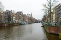 Dutch canals and typical canalside houses