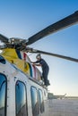 The Dutch Caribbean Coastguard - checking the engine