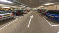 Dutch cars in parking garage Royalty Free Stock Photo