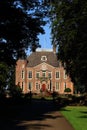 Dutch castle estate Biljoen front side view detail Royalty Free Stock Photo