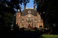 Dutch castle estate Biljoen front side view detail Royalty Free Stock Photo