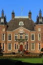 Dutch castle estate Biljoen front side view detail Royalty Free Stock Photo