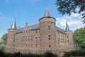 Dutch Castle Helmond,square medieval moated castle Royalty Free Stock Photo