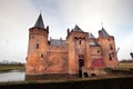 Dutch castle on the lake Royalty Free Stock Photo
