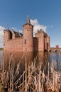 Dutch Castle (Muiderslot) Royalty Free Stock Photo