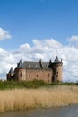 Dutch castle Muiderslot Royalty Free Stock Photo