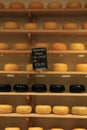 Dutch cheese store Royalty Free Stock Photo