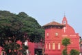 Dutch Clock Tower and Christ Church in Malacca Royalty Free Stock Photo