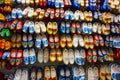 Dutch clogs known all over the world. souvenirs from amsterdam Royalty Free Stock Photo