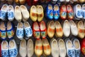 Dutch clogs known all over the world. souvenirs from amsterdam Royalty Free Stock Photo