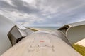 Dutch coast seen from the top of a windmill