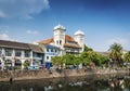 Dutch colonial buildings in old town of jakarta indonesia