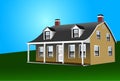 Dutch Colonial Style House