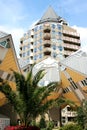 Dutch cube houses and Pencil Tower, Rotterdam