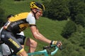 Dutch cyclist Robert Gesink in a mountain stage