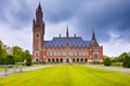 Dutch Destinations. Peace Palace in Den Haag Hague as a Symbol of International Court of Justice