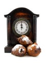 Dutch donut oliebollen Royalty Free Stock Photo