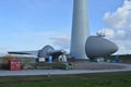 Dutch eco windmills, Noordoostpolder, Netherlands Royalty Free Stock Photo