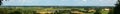 The Ooijpolder phptpgraÃ¼hed from an hill. Royalty Free Stock Photo