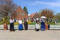 Dutch People gathered round the 2019 Holland, Michigan Tulip Festival