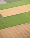 Dutch farm landscape from above Royalty Free Stock Photo