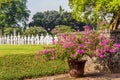 Dutch field of honor Menteng Pulo in Jakarta, Java Island, Indo Royalty Free Stock Photo