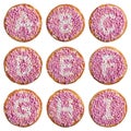 Dutch food: 'beschuit met muisjes' alphabet, A-I