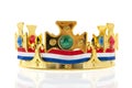 Dutch golden crown for the king Royalty Free Stock Photo