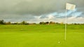 Dutch golf course Royalty Free Stock Photo