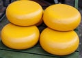 Dutch Gouda cheese Royalty Free Stock Photo