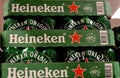 dutch heineken beer sells in danisn grocery store in Copenhagen