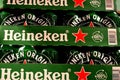 dutch heineken beer sells in danisn grocery store in Copenhagen