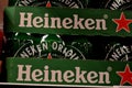 dutch heineken beer sells in danisn grocery store in Copenhagen