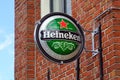 Dutch Heineken beer wall sign.