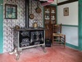 Dutch heritage museum with kitchen interior old farmhouse Royalty Free Stock Photo