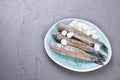 Dutch herring. Traditional Dutch food,