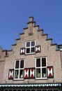 Dutch historic facade 1 Royalty Free Stock Photo