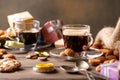 Dutch holiday Sinterklaas festive breakfast Royalty Free Stock Photo