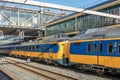 Dutch intercity train at station of Den Bosch, The Netherlands