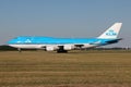 KLM Boeing 747-400 Royalty Free Stock Photo