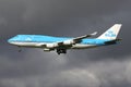 KLM Boeing 747-400 Royalty Free Stock Photo