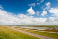 Dutch landscape behind the Royalty Free Stock Photo