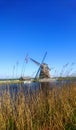 Dutch landscape windmill and water