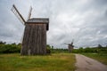 Dutch landscapes with mills