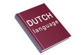 DUTCH language text title name of the language to study Royalty Free Stock Photo