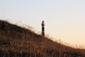 Dutch lighthouse Bornrif in Ameland dunes near Hollum Royalty Free Stock Photo