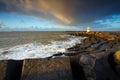 Dutch lighthouse in IJmuiden