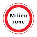 Dutch low emission zone symbol