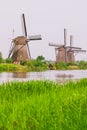 Dutch mills in Kinderdijk, Netherlands